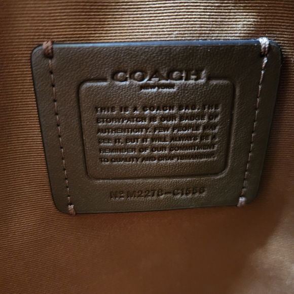 Coach File Crossbody Bag Medium Size in Chalk with Gold Hardware - Picture 8 of 11